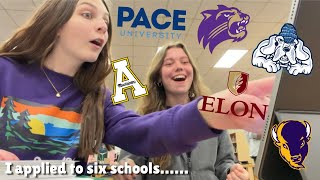 College decisions reactions 2026: Senior Year Diaries ￼Ep.4