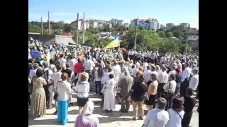 Личаківський цвинтар. Біля поховань загиблим в Зоні Ато..