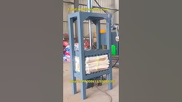 Sponge Baler Baling Press Machine