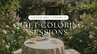 Cozy Garden Coloring Session Relaxing Music Cottagecore Ambience