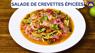 Recette de salade de crevettes épicée à La Mangue | L'EAU À LA BOUCHE