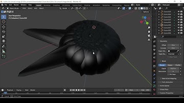 Convert 2D Design to 3D | Blender 3.4 tutorial #blender #blender3d #blendertutorial