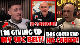 Tom Aspinall OFFICIALLY VACATES UFC Title! Joe Rogan REACTS to His Career Future!