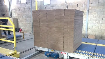 Newest 3 5ply Corrugated cardboard production line Auto Automatic conveyor stacking