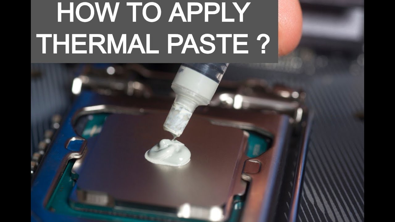 How To Apply "THERMAL PASTE" (Make your PC Faster and Cooler)! (4K