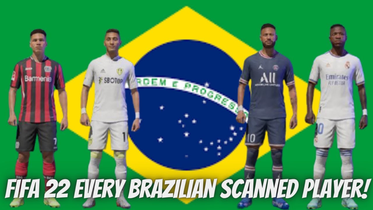 FIFA 22 Every Brazilian player with Real face! YouTube