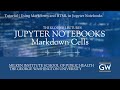 Jupyter Notebook Markdown Cells