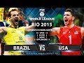 Incredible Match | USA vs Brazil | World Leauge 2015 | Highlights