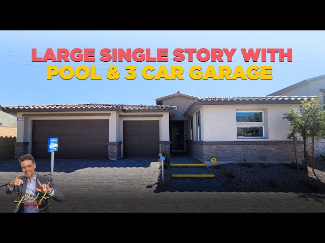 Single story HOMES in West Las Vegas - 3 car garage w/ Pool