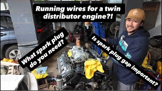 how to set spark plug gap and wire ignition coils on a 1UZ!