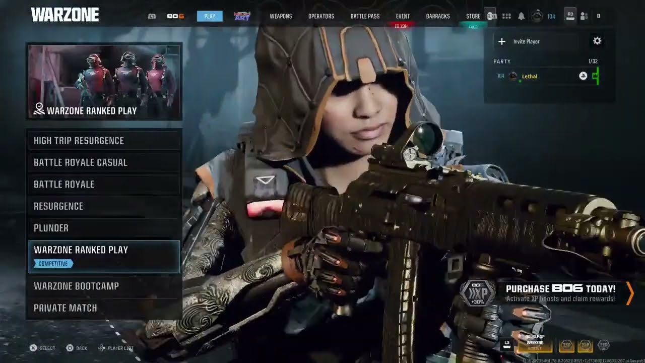 LIVE - LETHAL - WARZONE RANKED PLAY - WARZONE SOLOS - HIGH TRIP RESURGENCE - PLAYING WITH RANDOMS