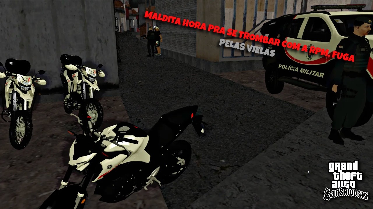 L4DR40 DE MOTO CAIU NA MÃO DA RPM! LANDER X MT-03 - MTA RP