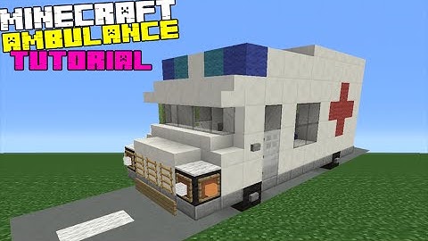 Minecraft Tutorial: How To Make An Ambulance