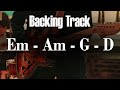 Guitar Backing Track Em | Guitar Backing Track with Chords