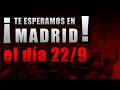 Te esperamos en madrid el dia 22 de septiembre prisiones tampm manifestacion actualidad