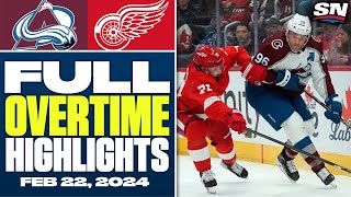 Full Colorado Avalanche at Detroit Red Wings | FULL Overtime Highlights - February 22, 2024 News