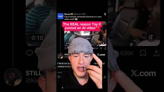 The REAL reason Tay K posted an AI video💔 #tayk #rapnews #hiphopnews #tayk47 #undergroundrap