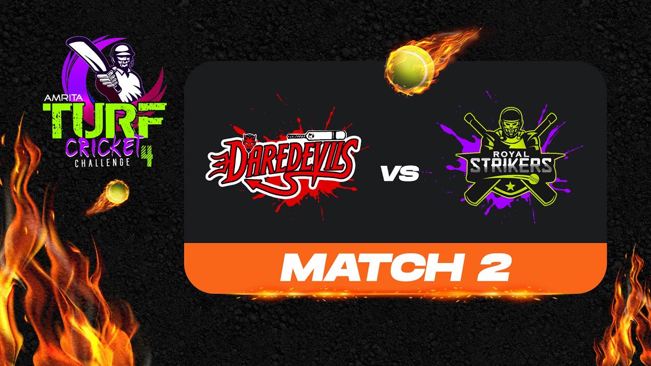 TCC4 🔥 MATCH 2 | DARE DEVILS VS ROYAL STRIKERS | TEAM AMRITA - YouTube