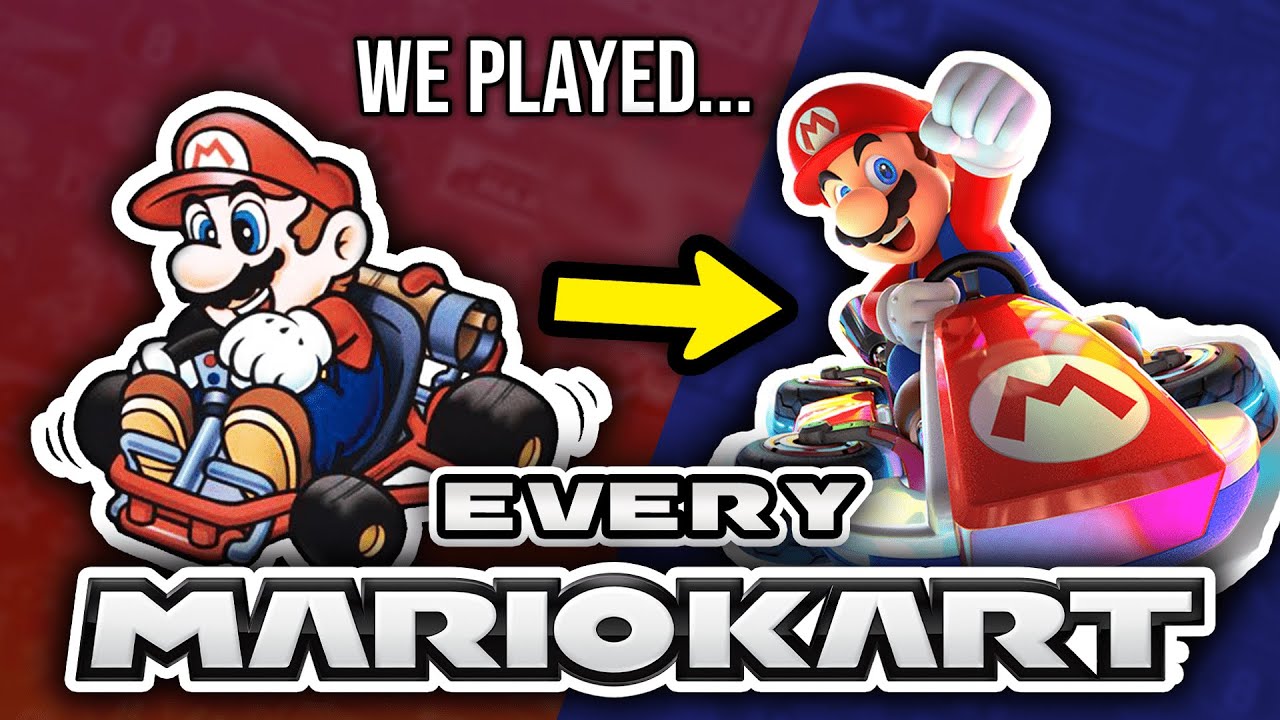 I Played EVERY Mario Kart Game IN ONE VIDEO