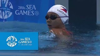 Swimming Women's 200m Freestyle Heat 2 (Day 4) | 28th SEA Games Singapore 2015
