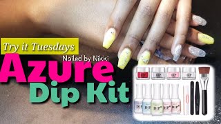 Try it Tuesdays: Azure Dip Powder Nails & A Lil Family Time