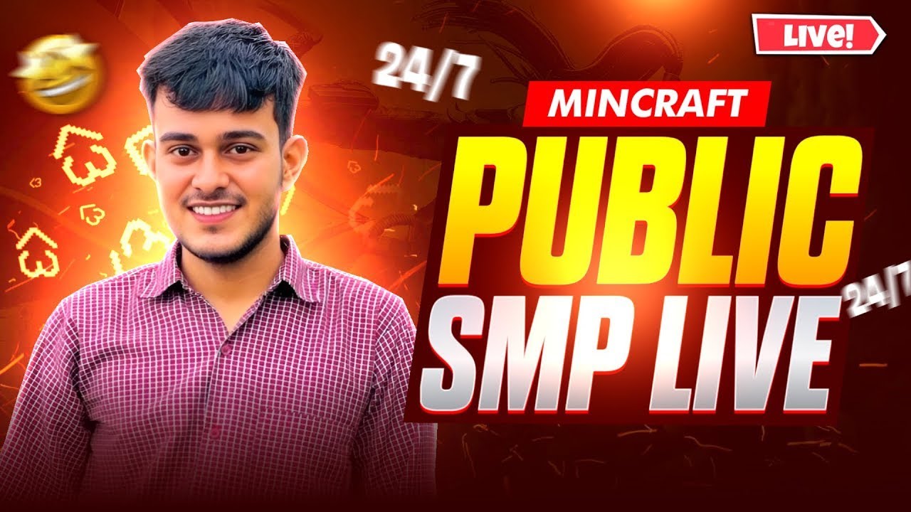 MINECRAFT LIVE PUBLIC SMP 24/7 ONLINE | JAVA / BEDROCK & POCKET EDITION ...
