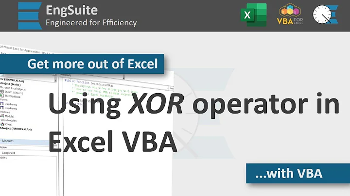 XOR - Excel VBA