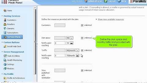 How to Create and Manage Reseller Plans in Plesk - Canadian Web Hosting
