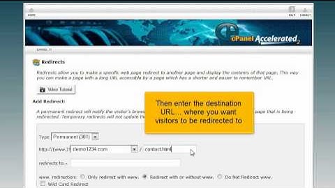 Setting Up the Domain Redirects in Cpanel