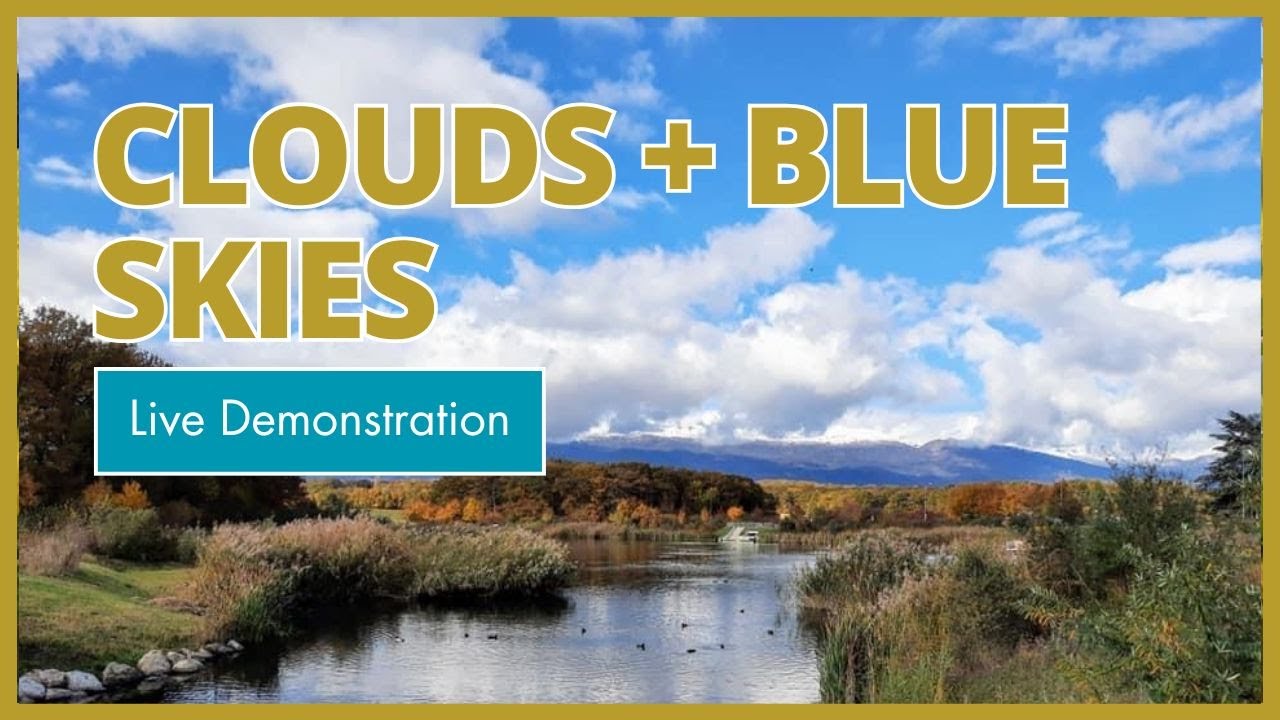 Clouds + Blue Skies Pastel Demonstration