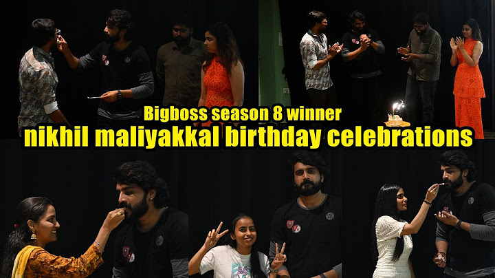 biggboss season8 nikhilmaliyakkal birthday celebration #hegamedia #happybirthday #nikhilmaliyakkal