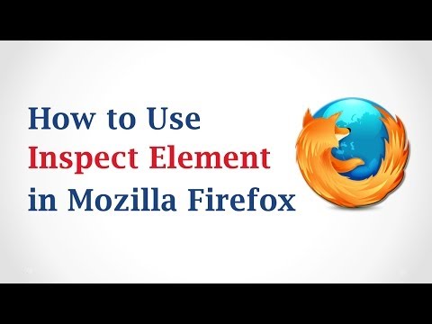 Como usar Inspect Element no Mozilla Firefox