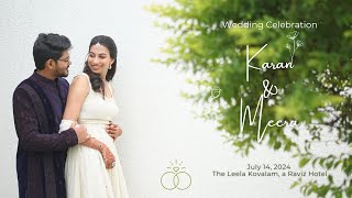 Magical Evening Wedding At The Leela Kovalam Karan Meeras Intimate Celebration