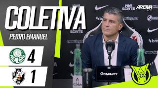 COLETIVA PEDRO EMANUEL | AO VIVO | Palmeiras x Vasco - Brasileirão 2026