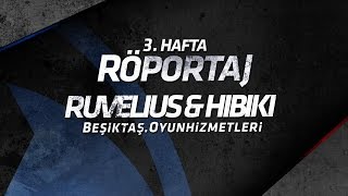 BJK– AUR maçının ardından kazanan takımın nişancısı Ruvelius ve des...