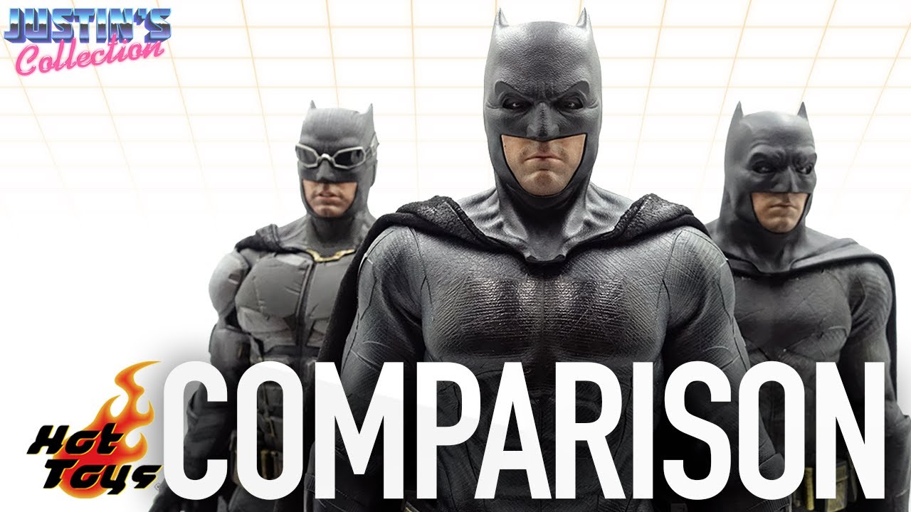 Hot Toys Batman Deluxe Justice League Comparison Video - YouTube