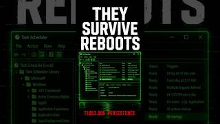 How Hackers Stay on Your Machine Forever #shorts