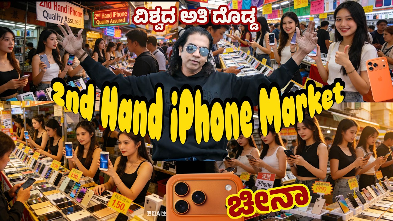 ಚೀನಾ ದಲ್ಲಿ ಇರುವ ವಿಶ್ವದ ಅತಿದೊಡ್ಡ 2nd Hand iPhone Market ನೋಡಿದ್ದೀರಾ ..? | China | Shenzhen | Low Cost