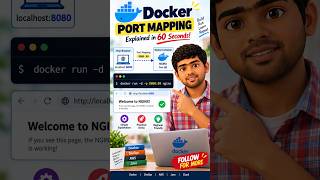 Docker Port Mapping Explained | -p 8080:80 #docker #aws #devops #clouds #deployment #kubernetes