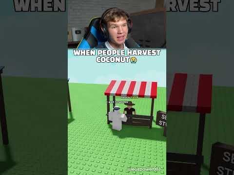 Пов: Ты Собираешь Кокосы в Roblox! (Вырасти Сад)🥰 #shorts #шортс #roblox #роблокс #прикол #мем #смех