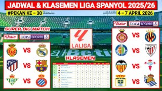 La Liga Matchday 30 Schedule - Mallorca vs. Real Madrid - Atletico vs. Barcelona | La Liga 2025/26