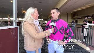 Jockey Mychel Sanchez on his Grade 3 win on Parx Racing based Hopeful Treasure