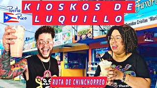 Bar hopping at kiosks in Luquillo, Puerto Rico