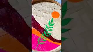 DIY Boho Wall art. #diywallart #diycraft #diyideas #diyhomedecor #diyideas #art #artandcraft