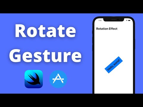 SwiftUI: Rotation Gesture (2021, Xcode 12, SwiftUI) - iOS Development for Beginners