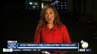 UC San Diego scientists present technology to help forecast wildfires