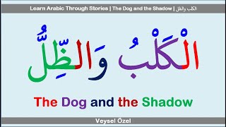 Learn Arabic Through Stories | The Dog and the Shadow | الكلب والظل #arabic #english #story #stories