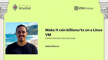 Cartesi 🛠 Make it rain billions/tx on a Linux VM