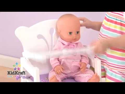 Kidkraft Lil Doll High Chair Youtube
