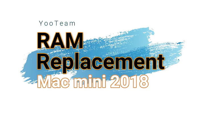 Mac mini 2018 How to upgrade RAM and save $$$, cheaper than apple, DIY for beginner